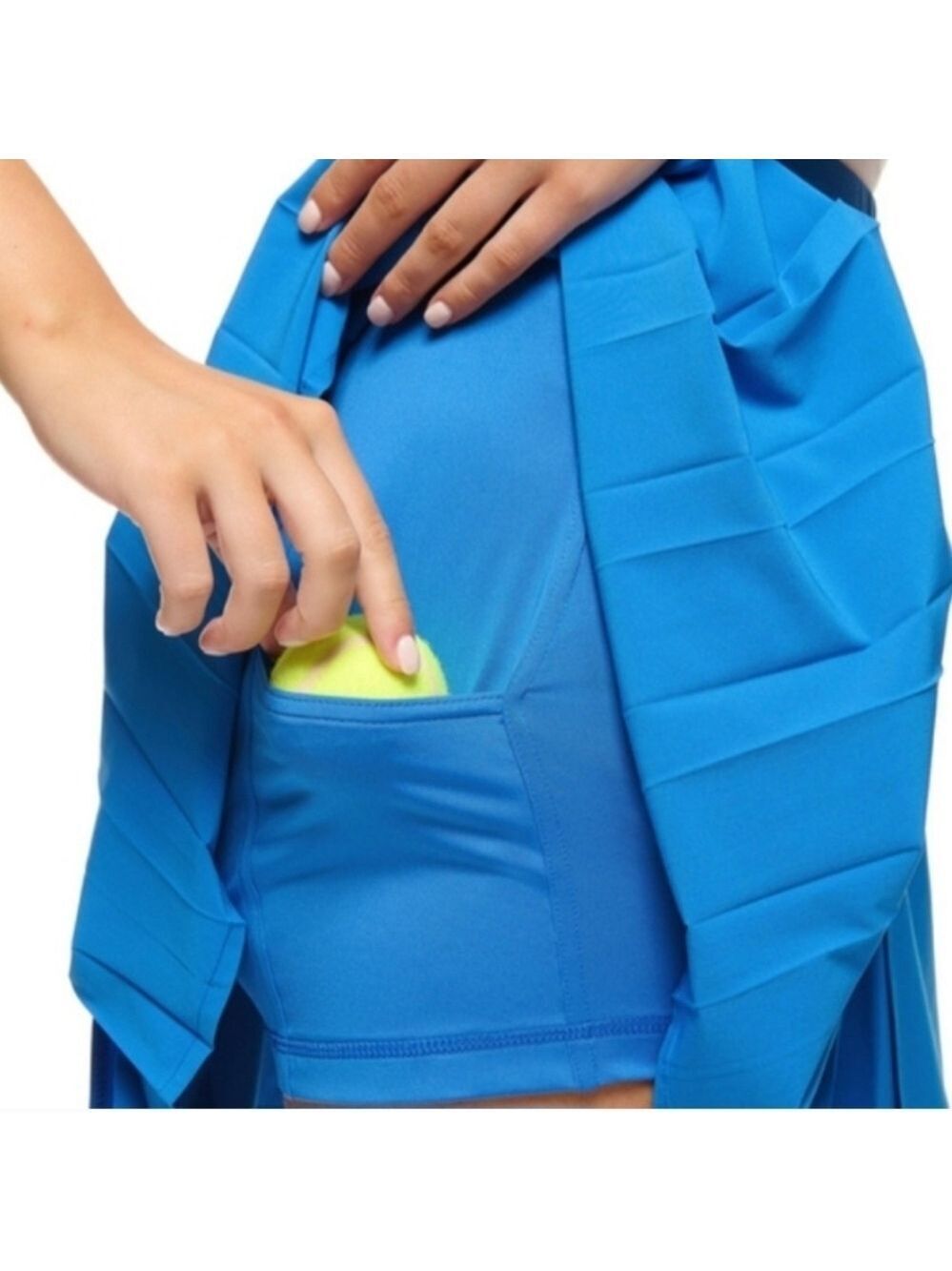 XL • Lole • Asymmetrical Pleated Skort - Electric Blue
